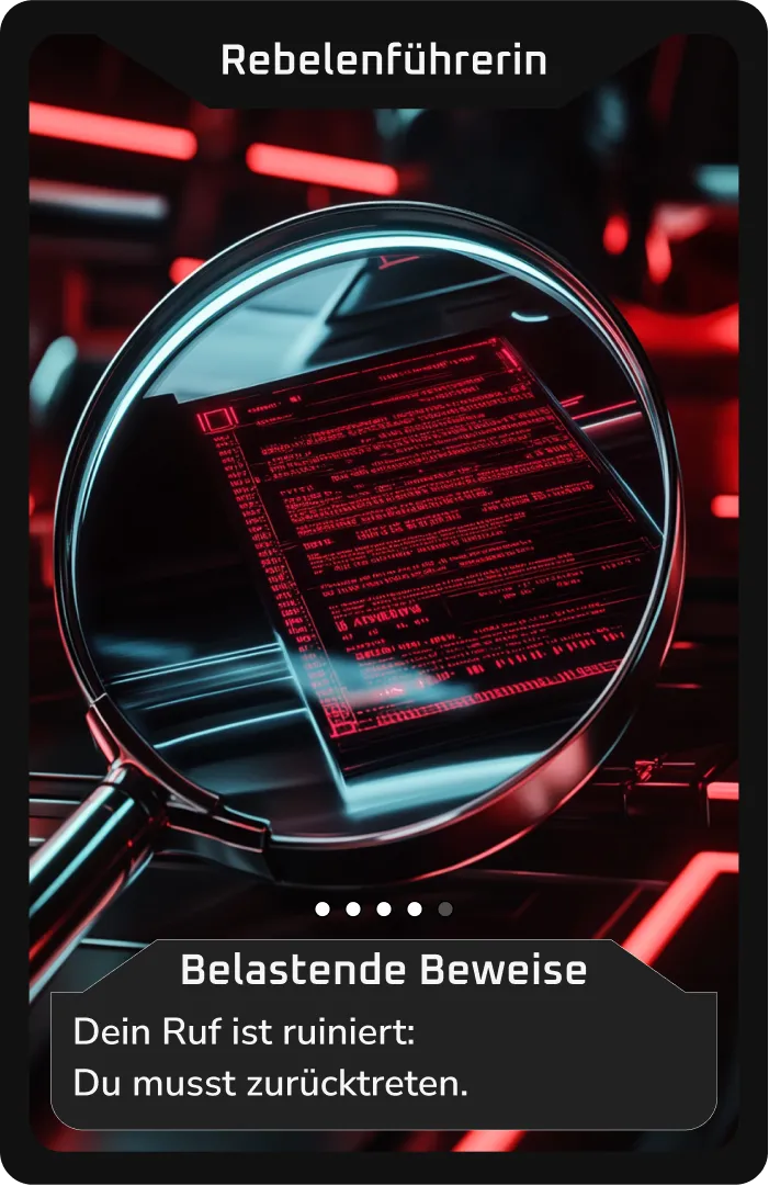 Eine Lupe vergrößert belastende digitale Beweise.