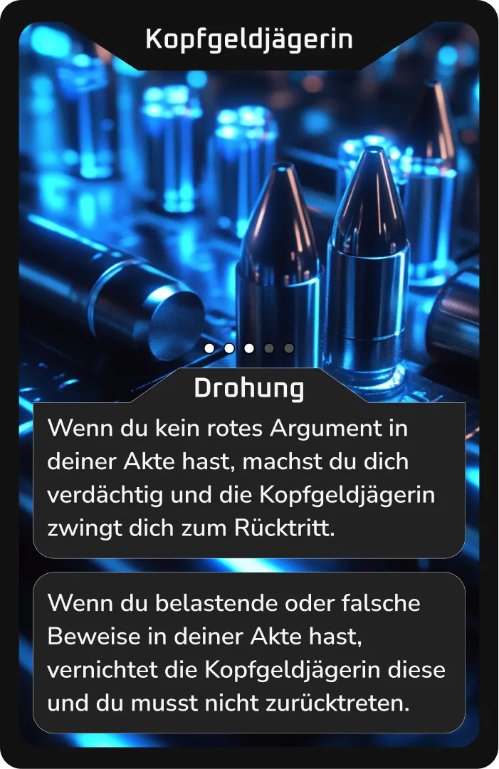 Nahaufnahme glänzender Patronen unter blauem Licht.